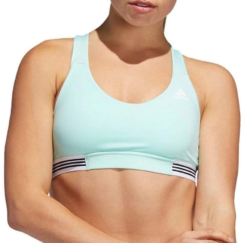 New adidas Women's Ace 3-Stripes Sports Bra X-SMALL